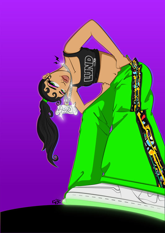 CEE X LUND "IN MY EYES" FINE ART PRINT (2024)