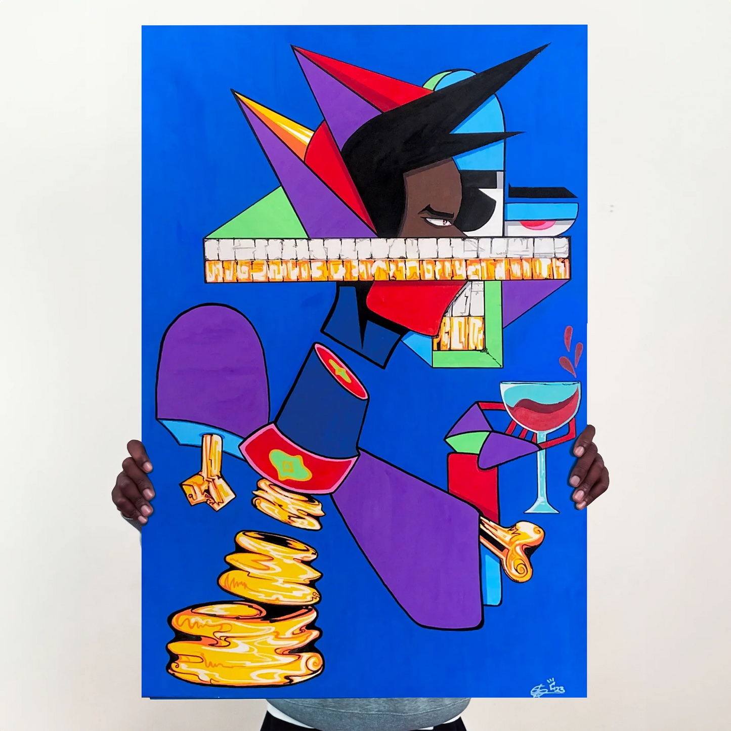 "MY CUP RUNNETH OVER / P$ALM 23:5" (2023)