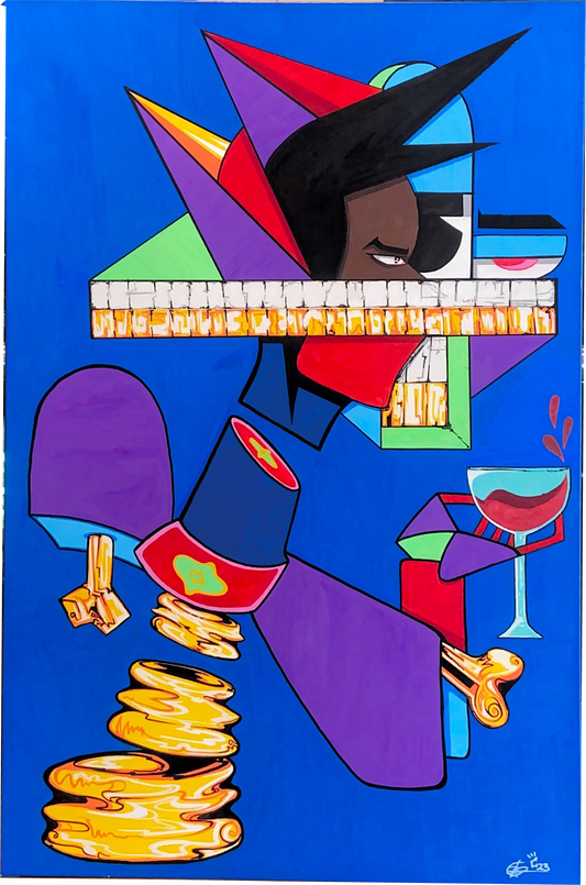 "MY CUP RUNNETH OVER / P$ALM 23:5" (2023)